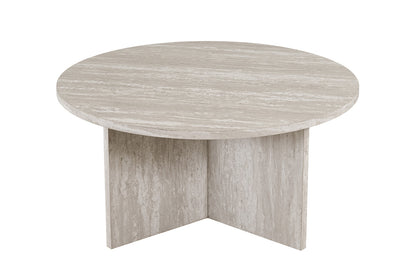 NEW - Salontafel 'Drasir' Rond Decor Travertin Grijs (1c) - foto 4