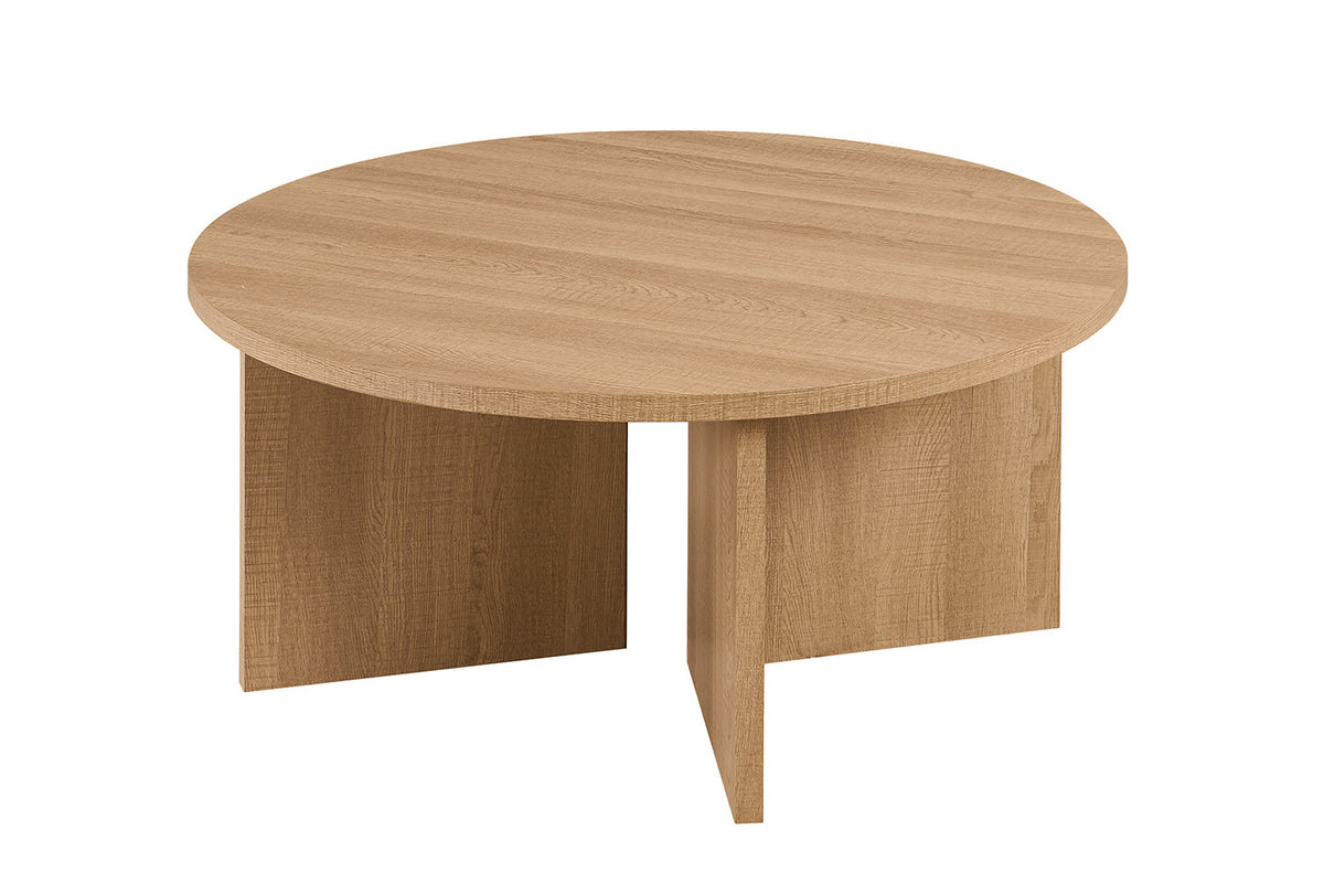 NEW - Salontafel 'Drasir' Rond Decor Eik Naturel (1c) - foto 3