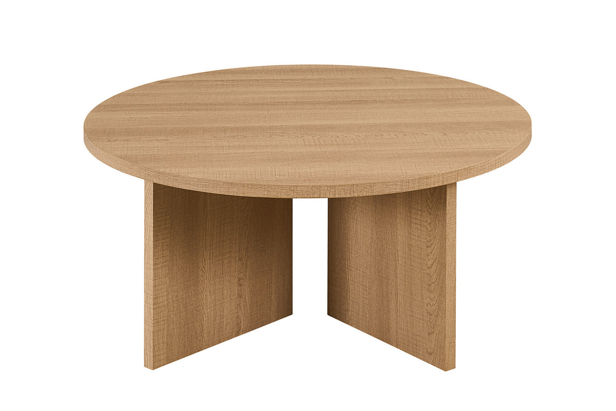 NEW - Salontafel 'Drasir' Rond Decor Eik Naturel (1c) - foto 4