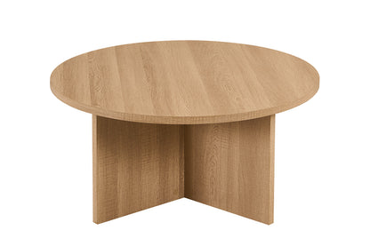 NEW - Salontafel 'Drasir' Rond Decor Eik Naturel (1c) - foto 5