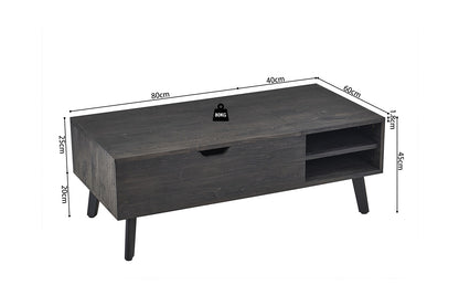NEW - Salontafel 'Justine' Opklapbare top Decor Donkerbruin (2c) - foto 12