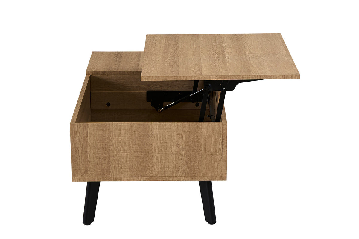 NEW - Salontafel 'Justine' Opklapbare top Decor Eik Naturel (2c) - foto 10