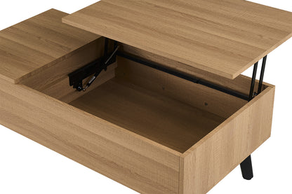 NEW - Salontafel 'Justine' Opklapbare top Decor Eik Naturel (2c) - foto 11