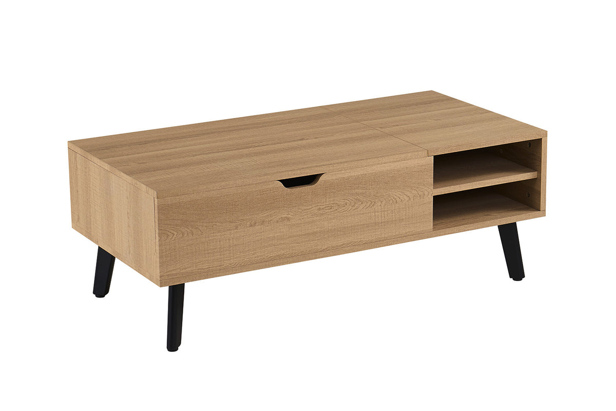 NEW - Salontafel 'Justine' Opklapbare top Decor Eik Naturel (2c) - foto 6