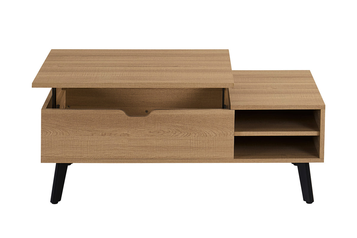 NEW - Salontafel 'Justine' Opklapbare top Decor Eik Naturel (2c) - foto 8