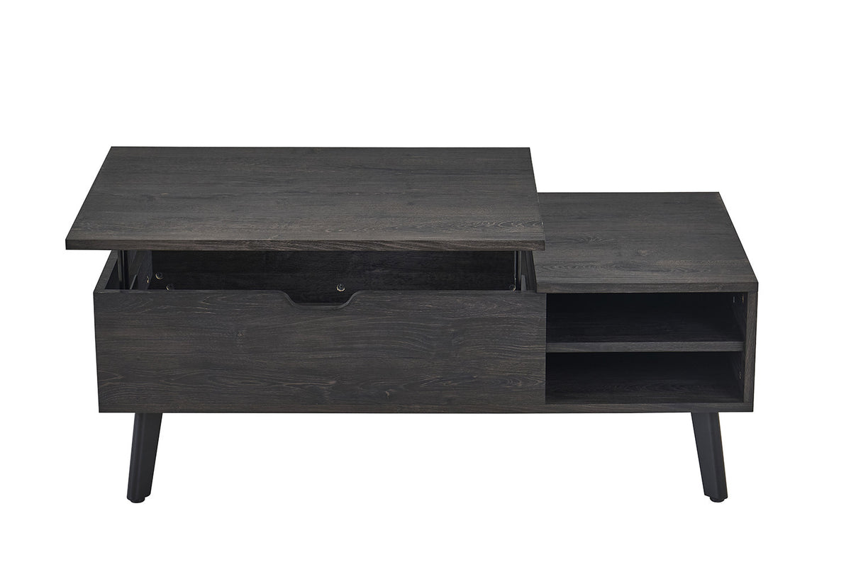 NEW - Salontafel 'Justine' Opklapbare top Decor Donkerbruin (2c) - foto 8