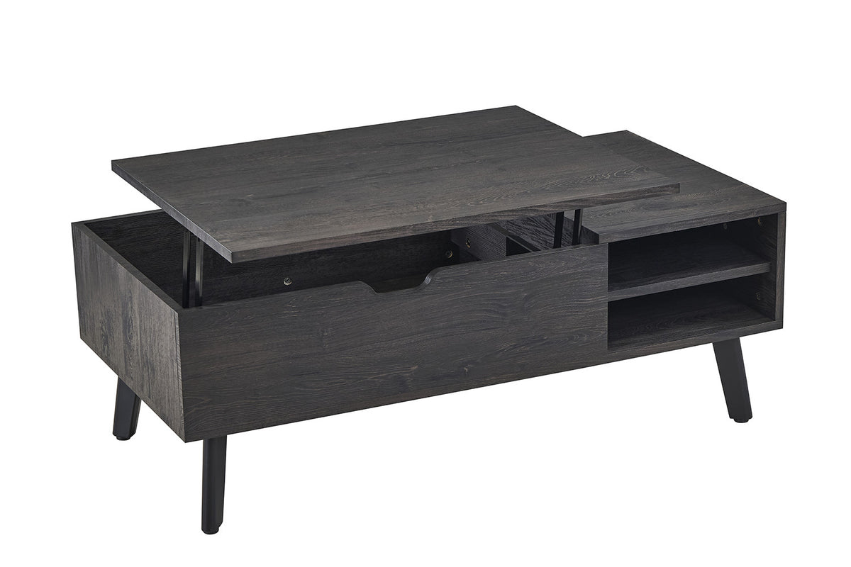 NEW - Salontafel 'Justine' Opklapbare top Decor Donkerbruin (2c) - foto 9