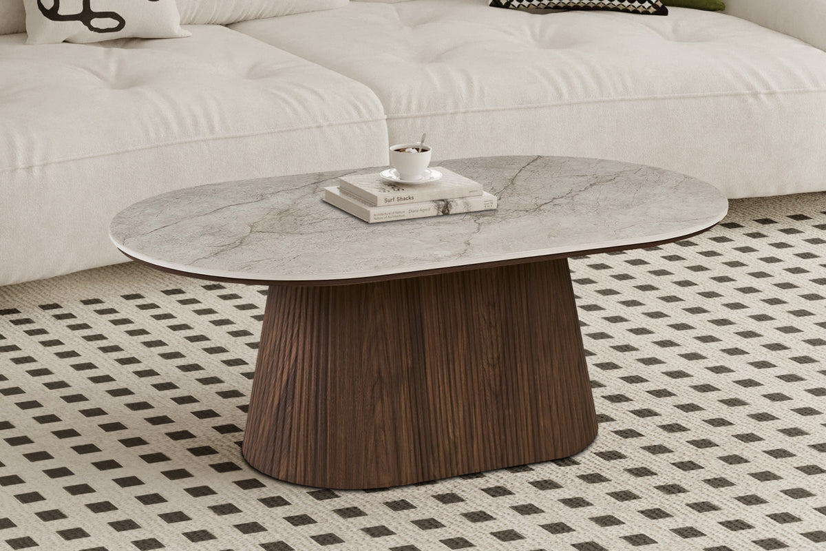 NEW - Salontafel 'Vigo' 120 cm Decor Donkere Eik Shakespear Beige (2c) - foto 2