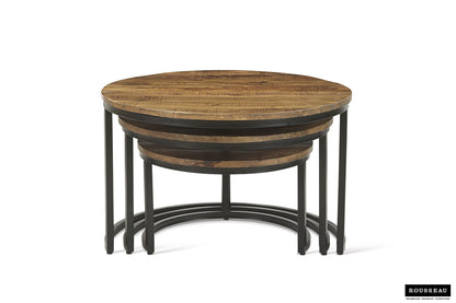 Salontafel 'Arnod' 3-delig Mango hout (1c) - foto 5