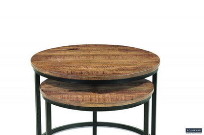 Salontafel 'Goja' 2-delig Mango hout (1c) - foto 3