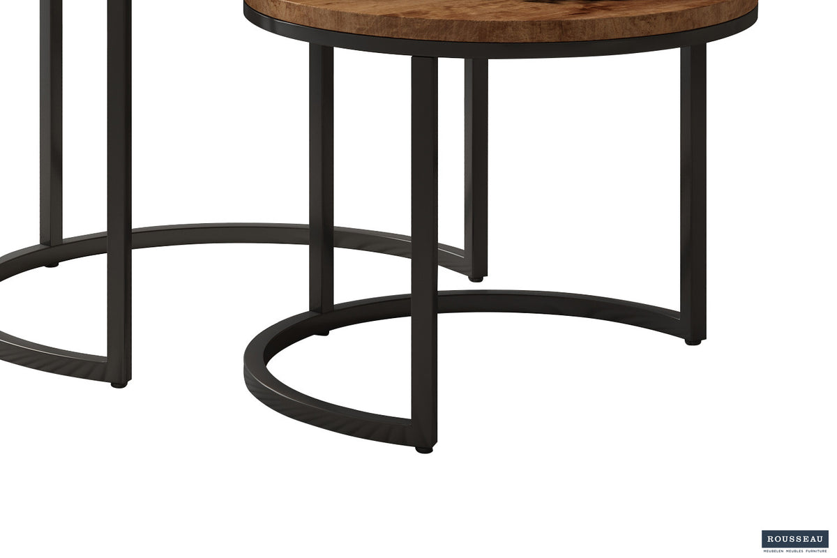 Salontafel 'Goja' 2-delig Mango hout (1c) - foto 4