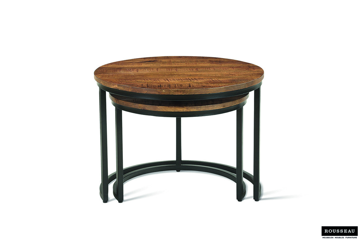 Salontafel 'Goja' 2-delig Mango hout (1c) - foto 5