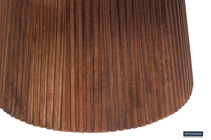 Salontafel 'Miguel' 80 cm Rond Mango hout Lichtbruin (2c) - foto 6