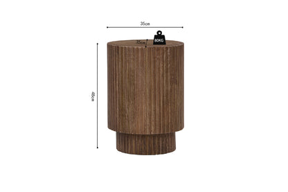 Bijzettafel 'Victor' Mango hout Lichtbruin (1c) - foto 7