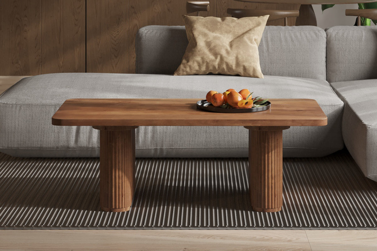 Salontafel 'Jean' Mango hout Lichtbruin (1c)