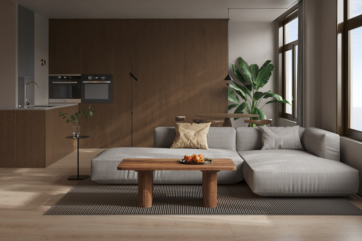 Salontafel 'Jean' Mango hout Lichtbruin (1c) - foto 2