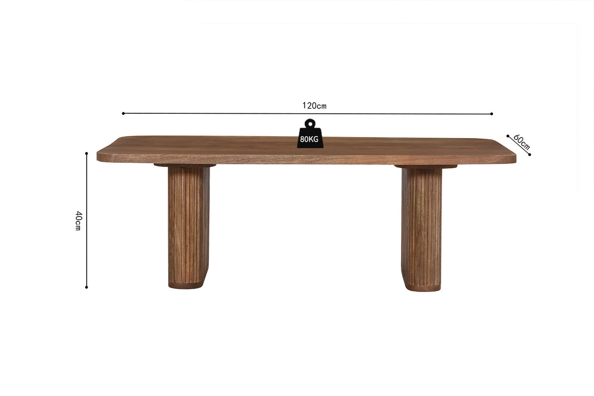 Salontafel 'Jean' Mango hout Lichtbruin (1c) - foto 7