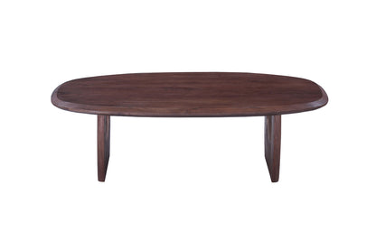 NEW - Salontafel 'Braga' Deens Ovaal Mango hout Donkerbruin (1c) - foto 4