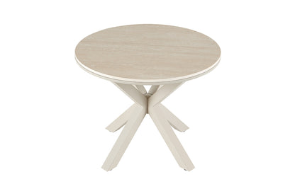 NEW - Salontafel 'Noa' 60cm Rond Baroque Beige - Grijs Voet (2c) - foto 4