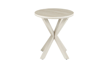 NEW - Salontafel 'Noa' 50cm Rond Baroque Beige - Grijs Voet (2c) - foto 4