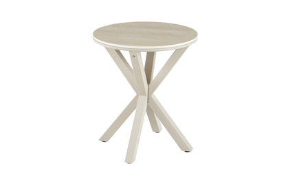 NEW - Salontafel 'Noa' 50cm Rond Baroque Beige - Grijs Voet (2c) - foto 5