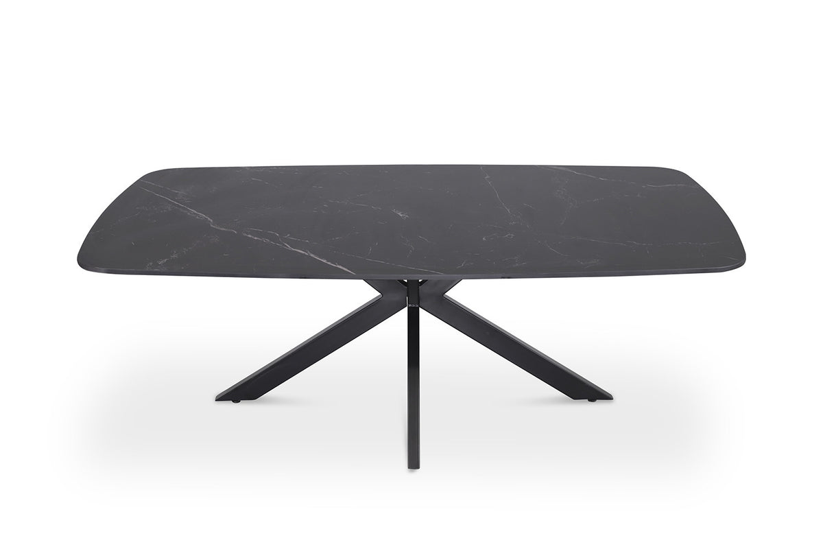 Salontafel 'Apollo' 130 cm Deens Ovaal Steen Zwart (2c) - foto 3