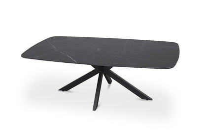 Salontafel 'Apollo' 130 cm Deens Ovaal Steen Zwart (2c) - foto 4