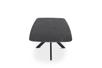 Salontafel 'Apollo' 130 cm Deens Ovaal Steen Zwart (2c) - foto 5