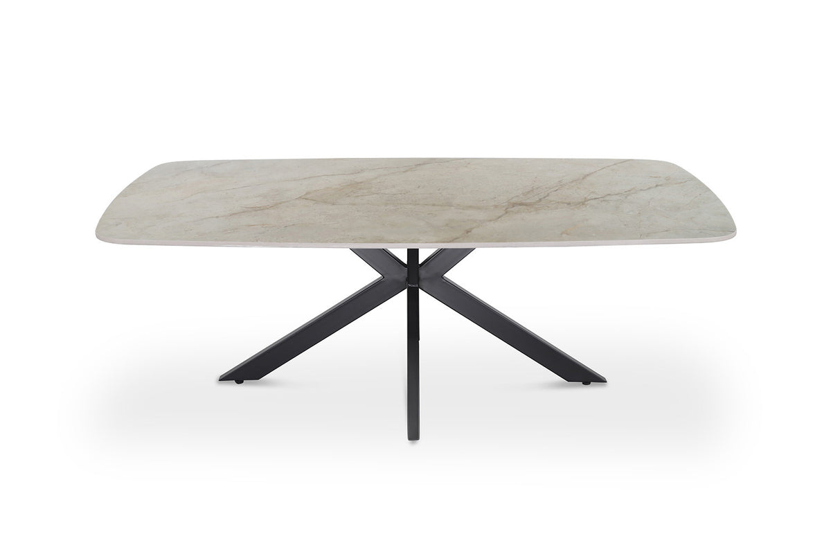 Salontafel 'Apollo' 130 cm Deens Ovaal Glanzend Steen Shakespeare Beige (2c) - foto 3