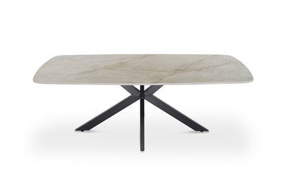 Salontafel 'Apollo' 130 cm Deens Ovaal Glanzend Steen Shakespeare Beige (2c) - foto 3