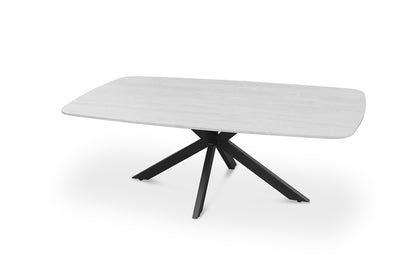 Salontafel 'Apollo' 130 cm Deens Ovaal Steen Baroque Grijs (2c) - foto 4