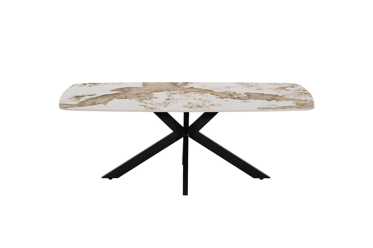 NEW - Salontafel 'Apollo' 130 cm Deens Ovaal Glanzend Steen Pandora (2c) - foto 3