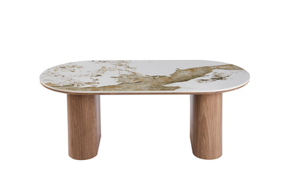NEW - Salontafel 'Evora'  Glanzend Steen Pandora (2c) - foto 3