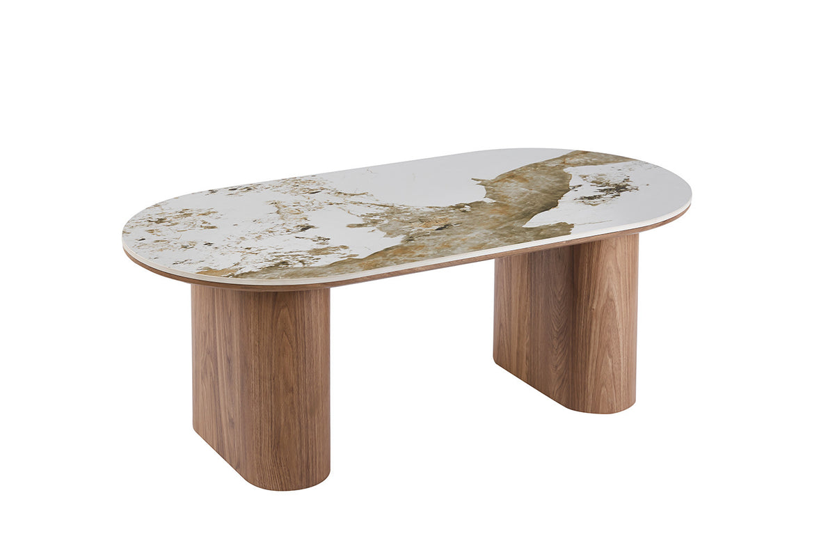 NEW - Salontafel 'Evora'  Glanzend Steen Pandora (2c) - foto 4