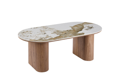 NEW - Salontafel 'Evora'  Glanzend Steen Pandora (2c) - foto 4