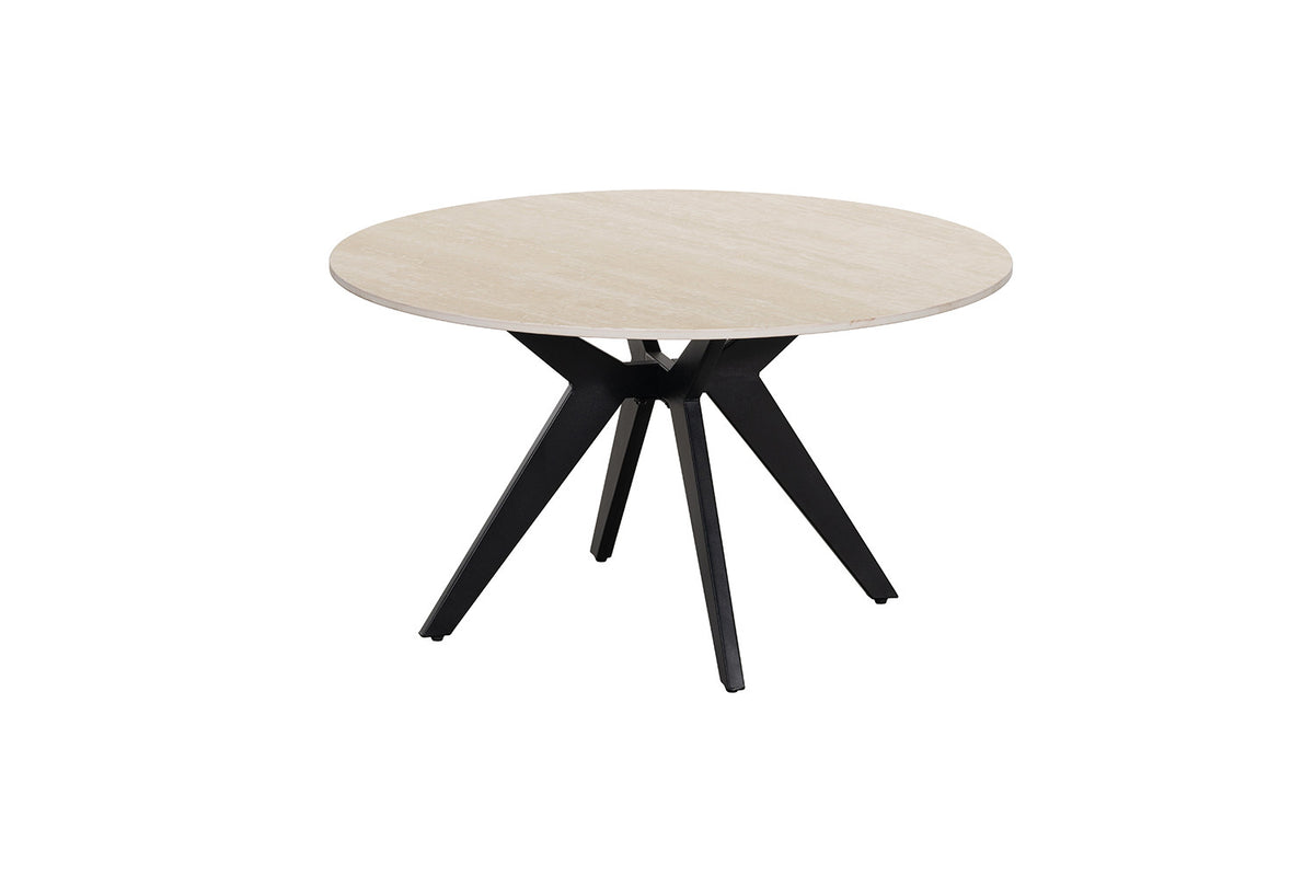 NEW - Salontafel 'Apollo' 80 cm Rond Steen Baroque beige (2c) - foto 4