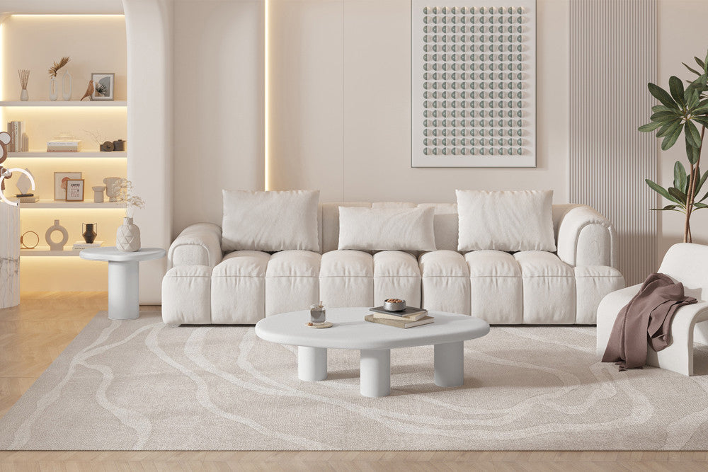 Salontafel 'Tavira' 120 cm Cement Ecru (2c)