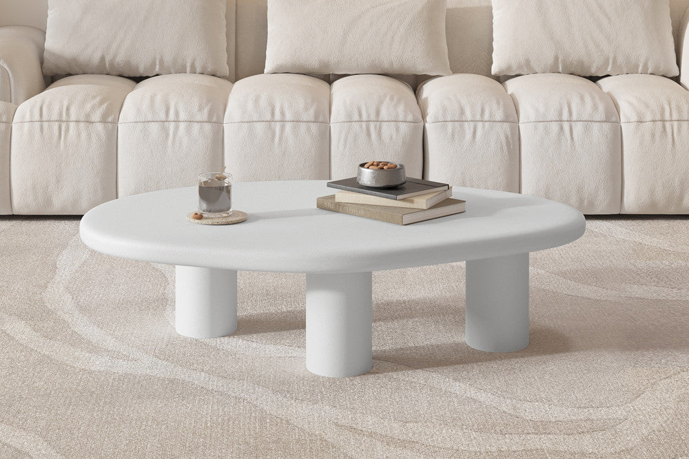 Salontafel 'Tavira' 120 cm Cement Ecru (2c) - foto 2