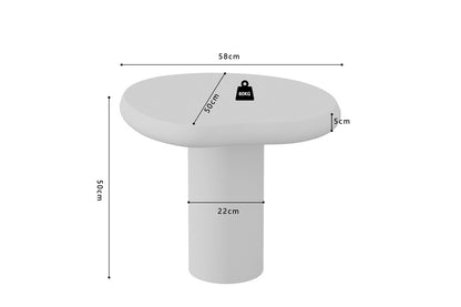Salontafel 'Tavira' 58 cm Cement Ecru (2c) - foto 6