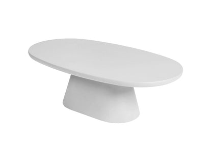 Salontafel 'Tavira' 120 cm Ovaal Cement Ecru (2c) - foto 4