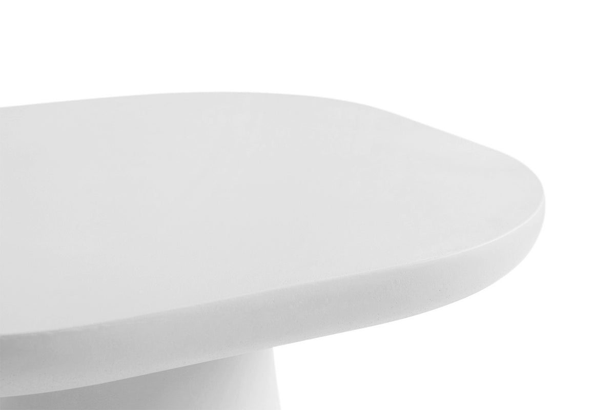 Salontafel 'Tavira' 55 cm Ovaal Cement Ecru (2c) - foto 8