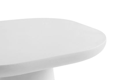 Salontafel 'Tavira' 55 cm Ovaal Cement Ecru (2c) - foto 8
