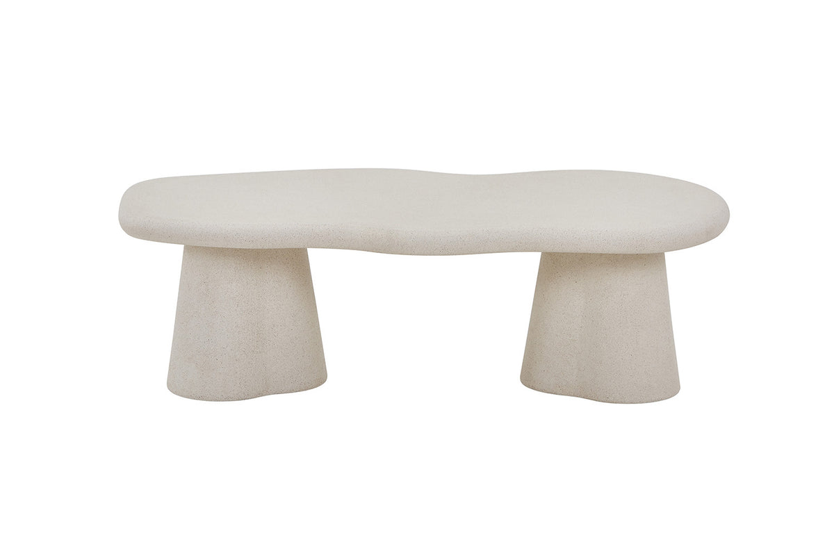 Salontafel 'Faro' 130 cm Organisch Cement (2c) - foto 4