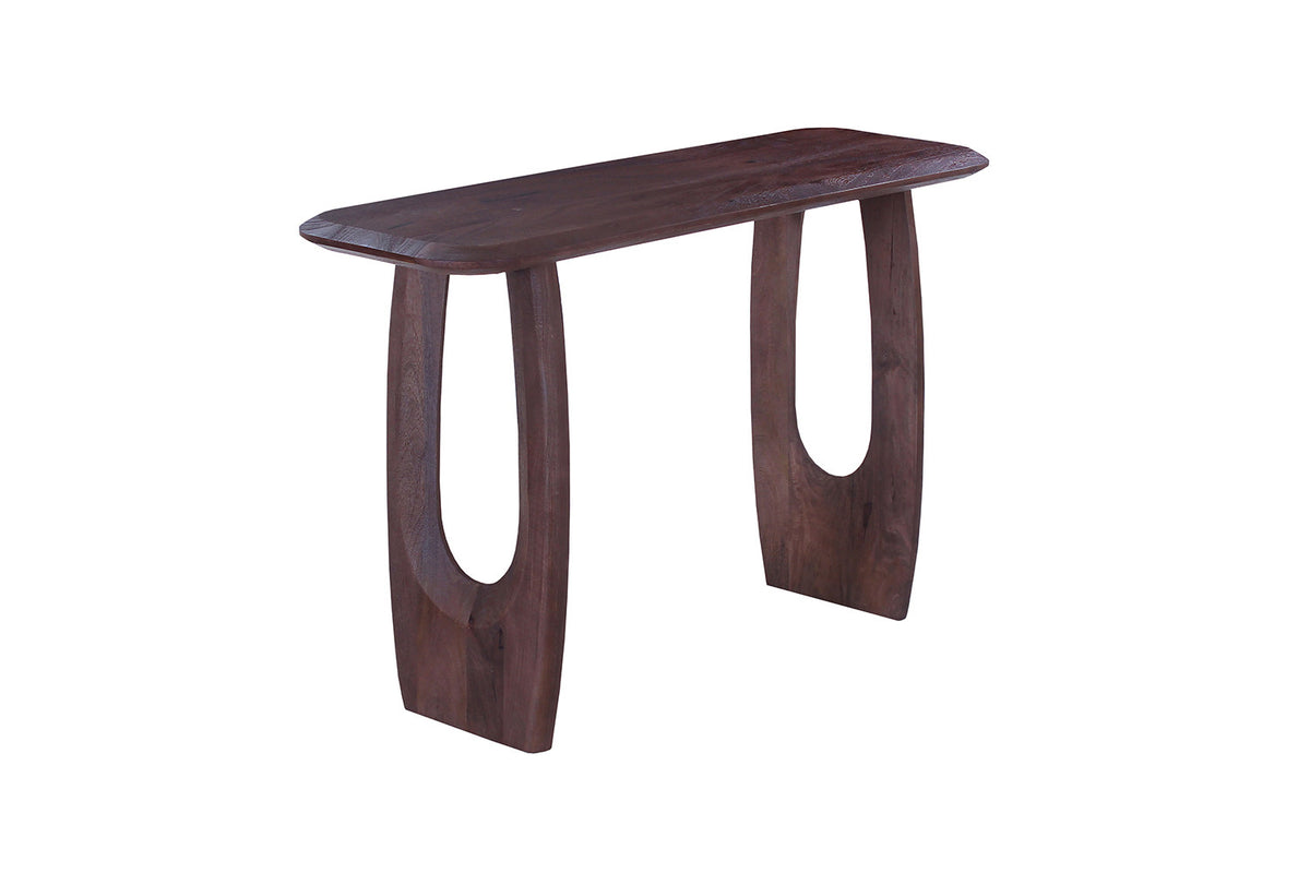 NEW - Console 'Braga' Deens Ovaal Mango hout Donkerbruin (1c) - foto 5