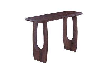 NEW - Console 'Braga' Deens Ovaal Mango hout Donkerbruin (1c) - foto 5