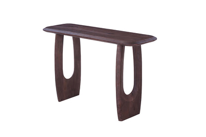 NEW - Console 'Braga' Deens Ovaal Mango hout Donkerbruin (1c) - foto 6