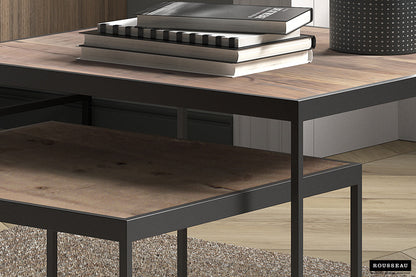Salontafel 'Quinn' 2-delig Mango hout (1c) - foto 2