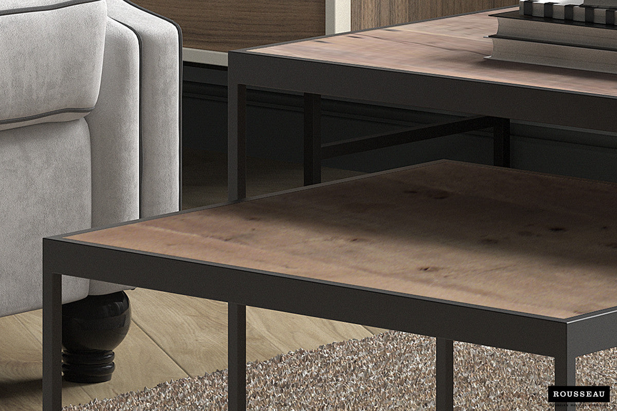 Salontafel 'Quinn' 2-delig Mango hout (1c) - foto 4