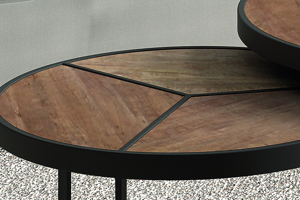 Salontafel 'Laveu' 2-delig Mango hout (1c) - foto 3