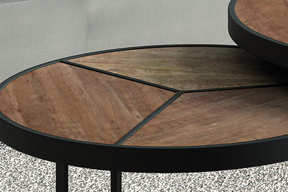 Salontafel 'Laveu' 2-delig Mango hout (1c) - foto 3